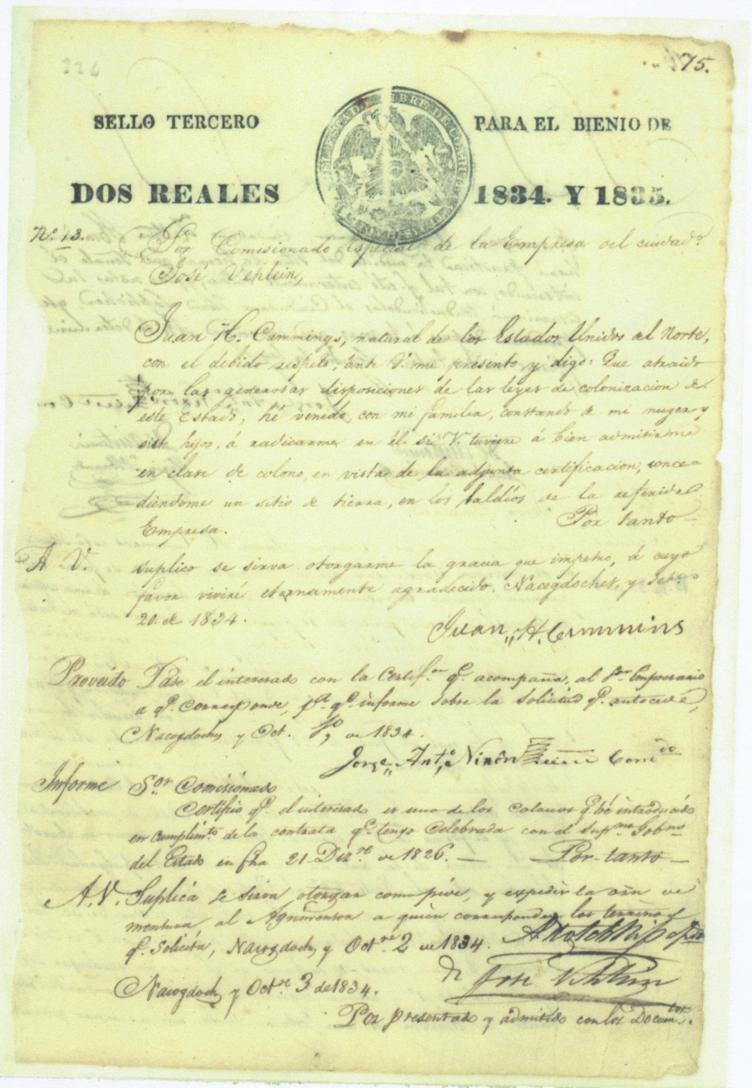 Original Mexican Land Grant