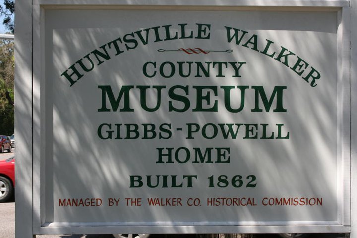 Gibbs-Powell Museum Welcome sign.