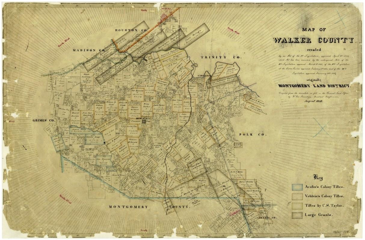 Walker County Map.