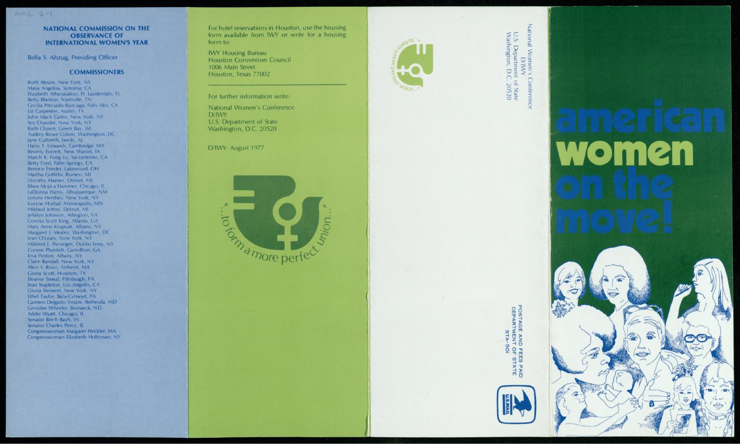 American Women on the Move, official conference pamphlet.