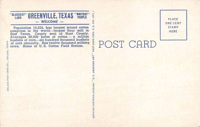 Greenville Postcard