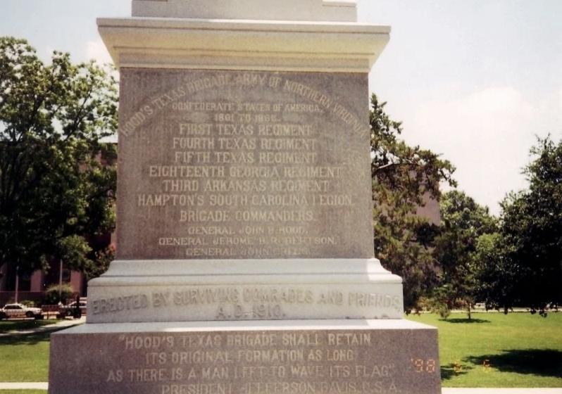Hood's Texas Brigade Monument