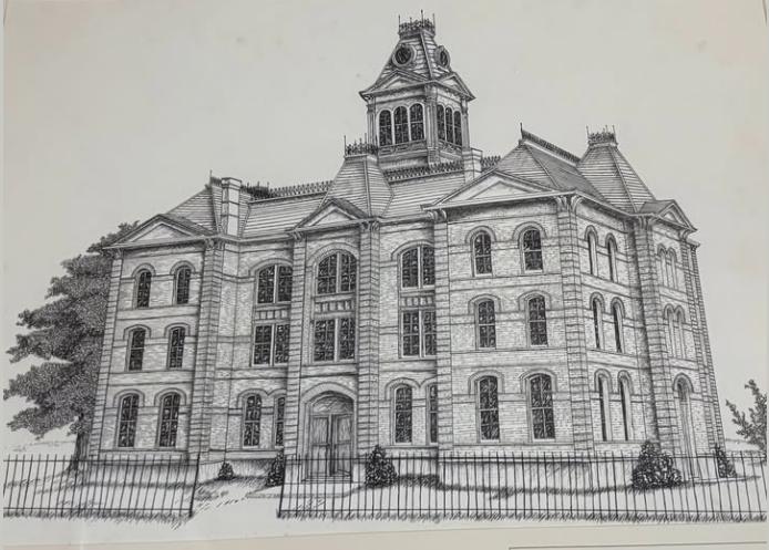 The first Walker County Court House