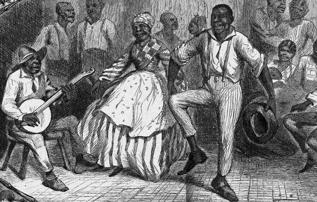 Depiction of Enslaved Community Gatherings and Music
