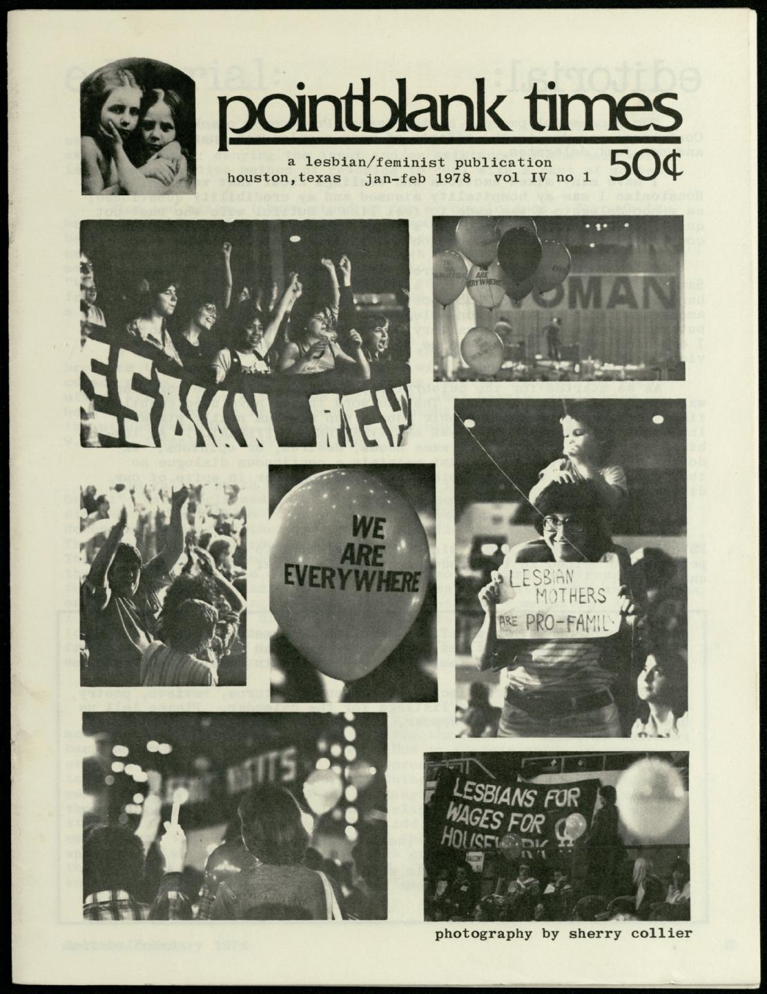 Pointblank Times cover, Jan-Feb 1978