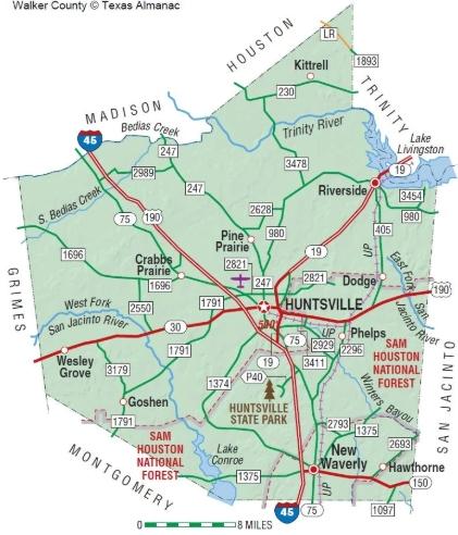 Walker County Map