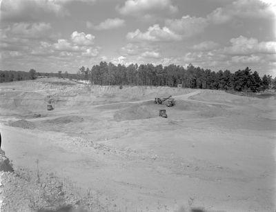 Clay pits in Riverside, October 1953