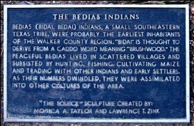 Historical marker located in Huntsville Texas