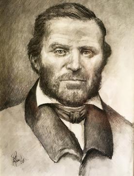 Portrait of Pleasant Gray by Lee Jamison. [2]