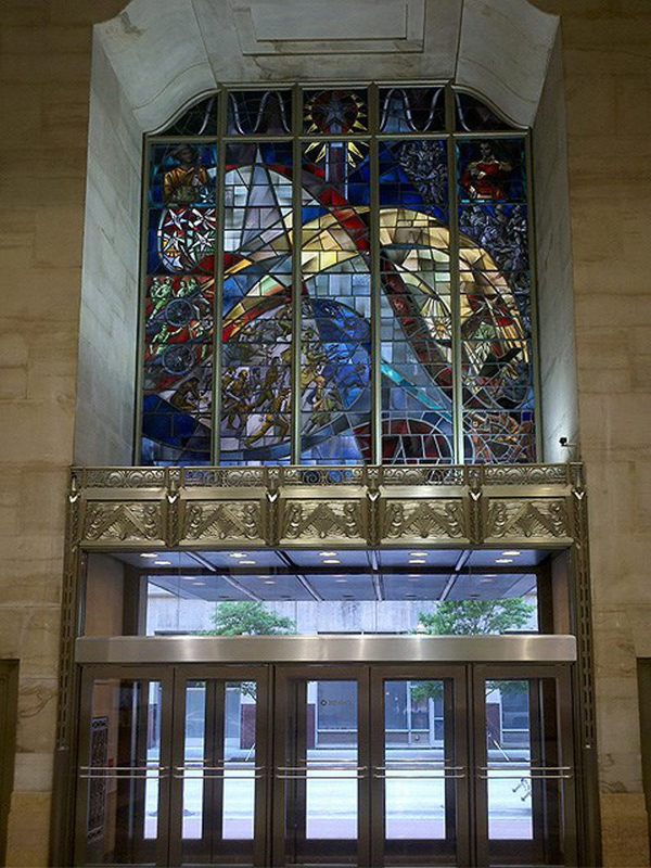 San Jacinto in Stained Glass