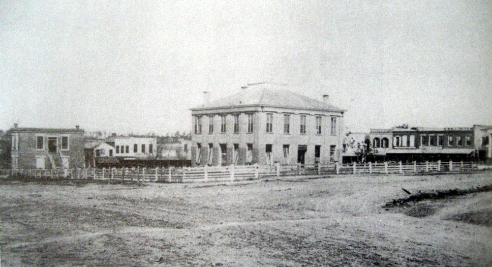 The Huntsville Square photographed during the U.S. Civil War