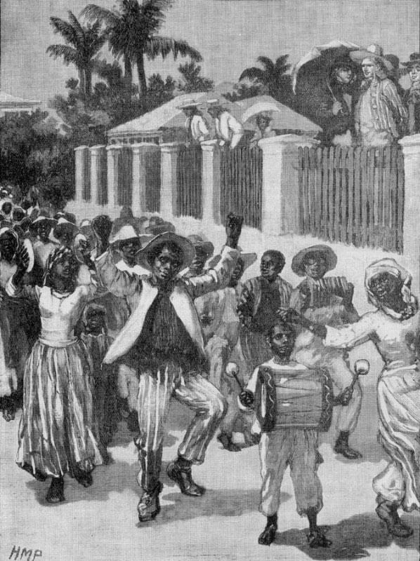 Illustration Representing Celebrations Following Emancipation