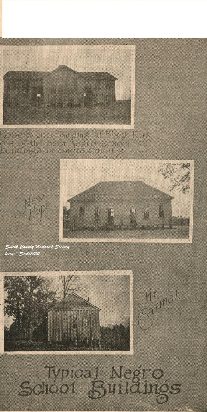 "Negro Schools" of Smith County