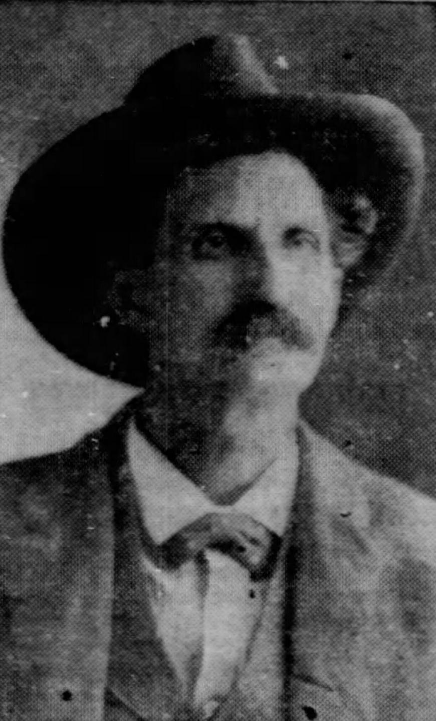 John Spradley, pictured here in October 1902, served as Nacogdoches County Sheriff on and off for 34 years between 1882 and 1916.